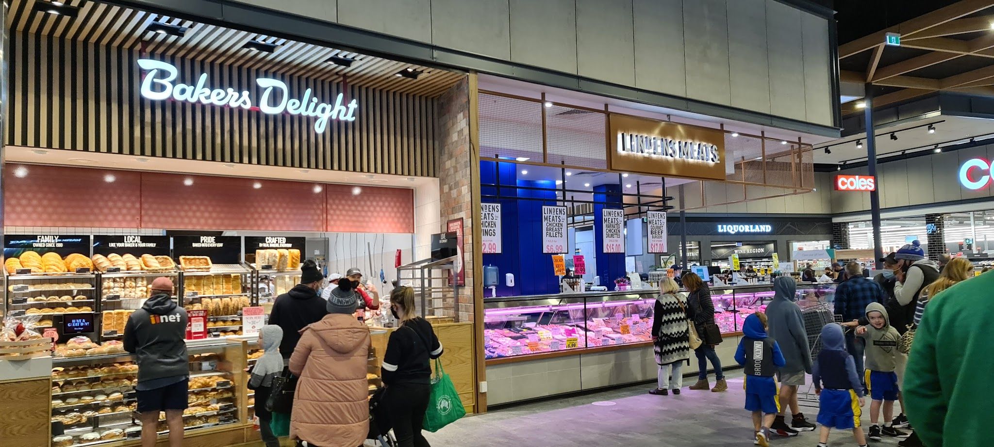 Lindens Meats at Karingal Hub, Frankston — fresh food precinct view